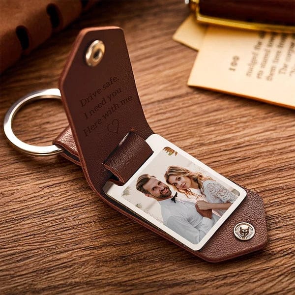 WatchMeWorld Personalized Leather Key Chain, Hand Stamped Personalized Key Fob, Keychain Gift, Personalized Gift Idea, Anniversary Gift, Wedding Gift Beige Tan /