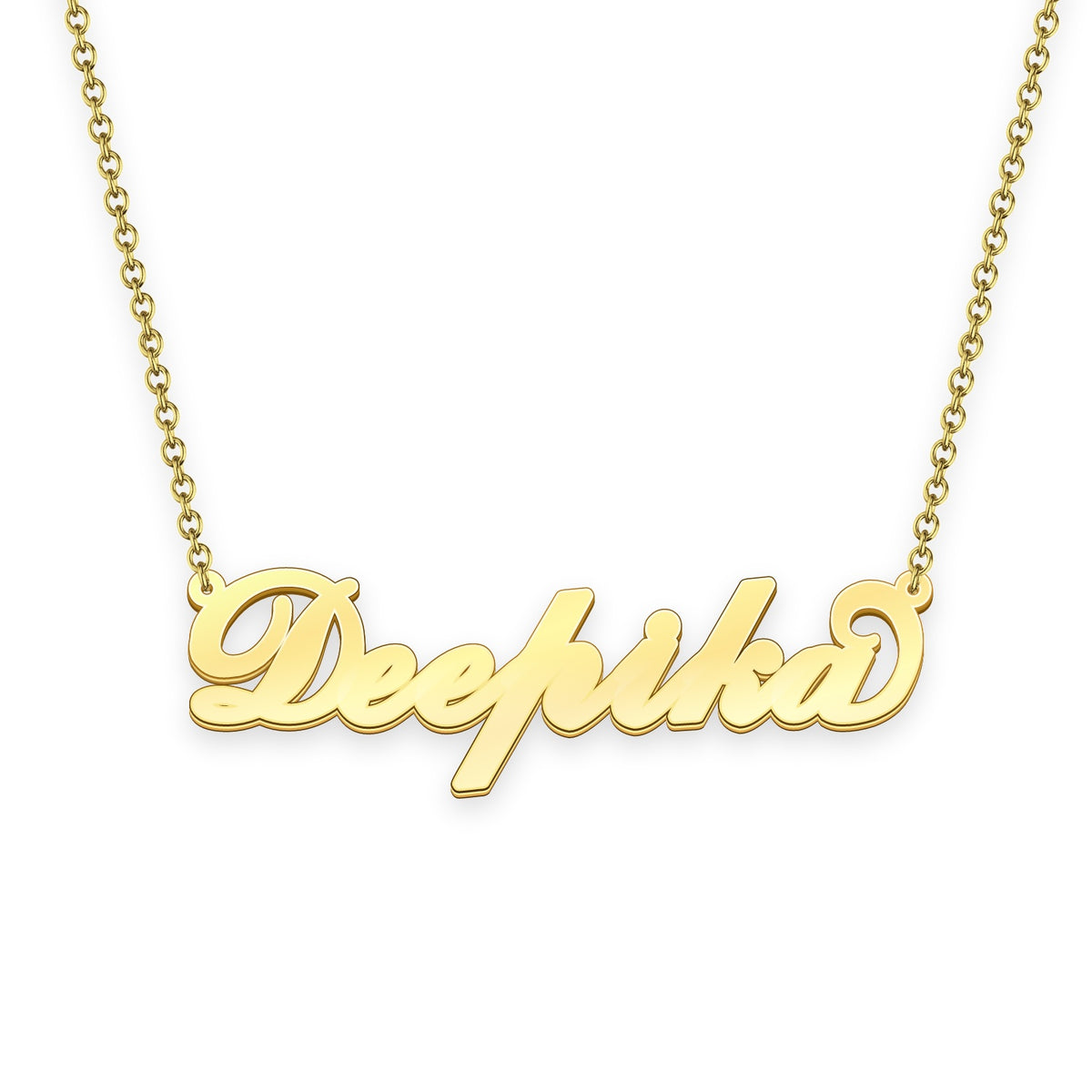 Deepika name necklace Gold Custom Necklace, Personalized Gifts For ...