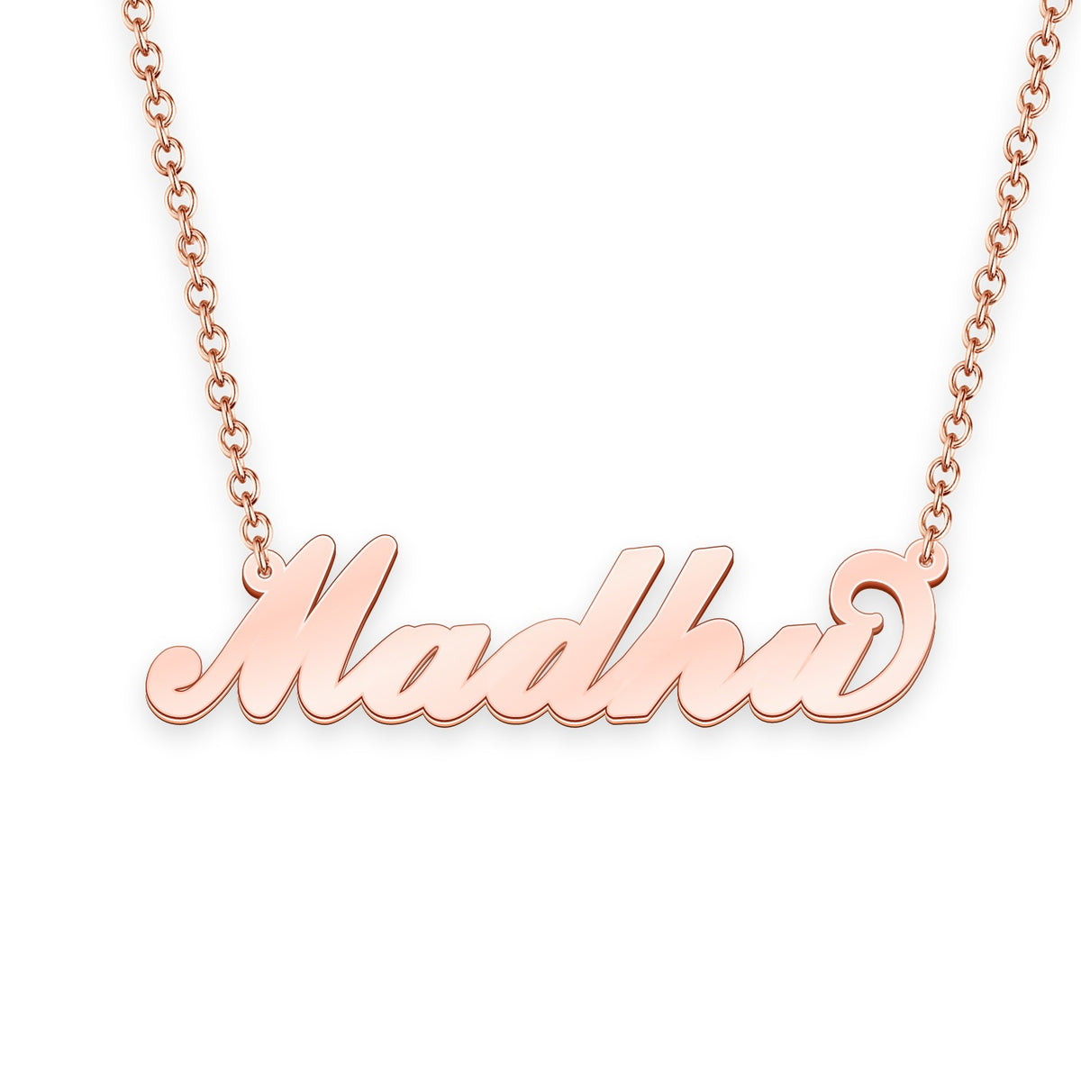 Madhu name necklace Gold Custom Necklace, Personalized Gifts For ...