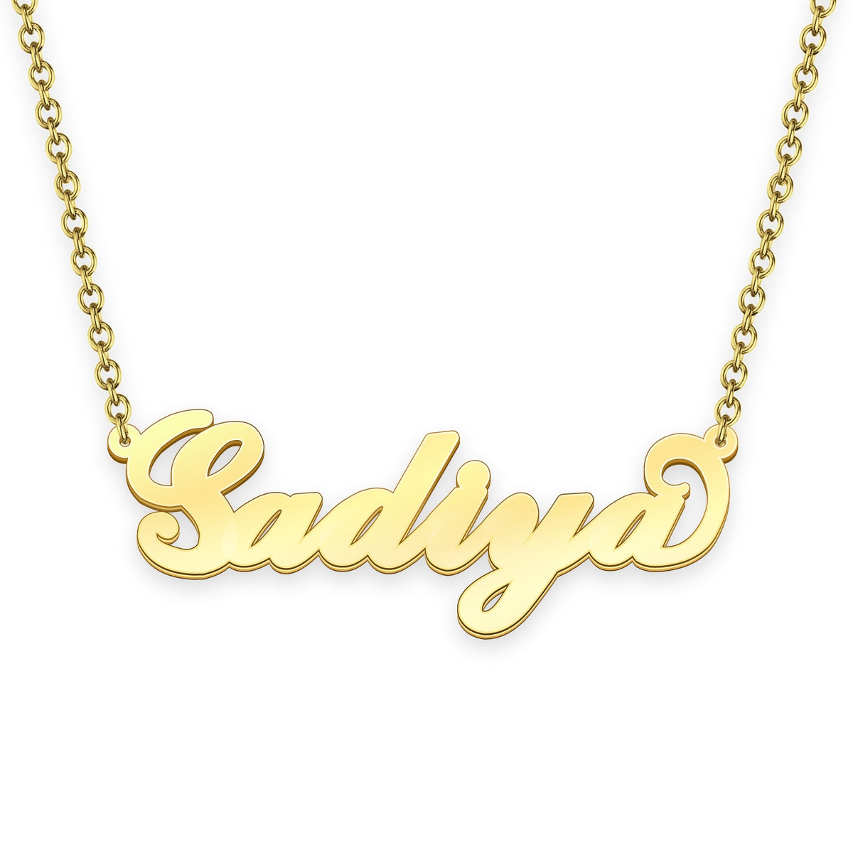 Sadiya name necklace Gold Custom Necklace, Personalized Gifts For ...